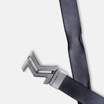 Load image into Gallery viewer, GREY LOGO BUCKLE HAMMERED GREY BELT