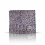 Load image into Gallery viewer, CROCO HORIZONTAL WALLET SLATE GREY