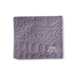 Load image into Gallery viewer, CROCO HORIZONTAL WALLET SLATE GREY