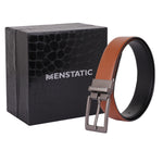 Load image into Gallery viewer, GREY PLAIN BUCKLE LIGHT BROWN &amp; BLACK BELT
