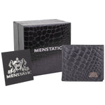 Load image into Gallery viewer, CROCO HORIZONTAL WALLET GREY
