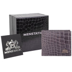 Load image into Gallery viewer, CROCO HORIZONTAL WALLET SLATE GREY
