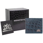 Load image into Gallery viewer, CROCO HORIZONTAL WALLET TEAL
