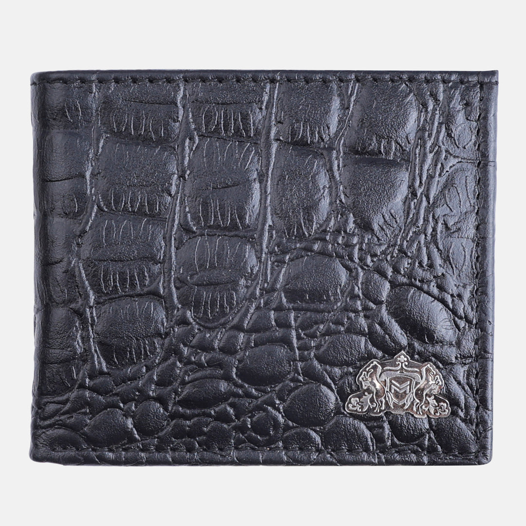 CROCO HORIZONTAL WALLET GREY