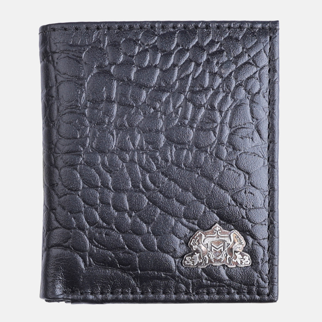 CROCO VERTICAL WALLET GREY