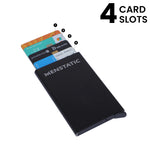 Load image into Gallery viewer, BLACK SLIDER METAL CARD HOLDER
