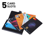 Load image into Gallery viewer, BLACK BASIC METAL CARD HOLDER
