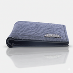 Load image into Gallery viewer, CROCO VERTICAL WALLET GREY