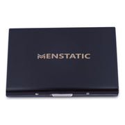 BLACK PUSH BUTTON METAL CARD HOLDER