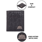 Load image into Gallery viewer, CROCO VERTICAL WALLET BLACK
