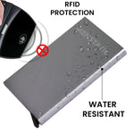 Load image into Gallery viewer, SILVER SLIDER METAL CARD HOLDER
