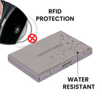 Load image into Gallery viewer, SILVER PUSH BUTTON METAL CARD HOLDER
