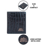 Load image into Gallery viewer, CROCO VERTICAL WALLET TEAL
