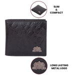 Load image into Gallery viewer, CROCO HORIZONTAL WALLET BLACK
