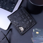 Load image into Gallery viewer, CROCO HORIZONTAL WALLET GREY