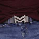 Load image into Gallery viewer, GREY LOGO BUCKLE HAMMERED GREY BELT
