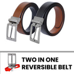 Load image into Gallery viewer, SILVER PLAIN BUCKLE BLUE &amp; LIGHT BROWN BELT
