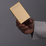 Load image into Gallery viewer, GOLDEN SLIDER METAL CARD HOLDER
