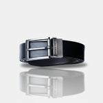 Load image into Gallery viewer, GREY PLAIN BUCKLE DARK BROWN &amp; BLACK BELT