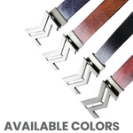Load image into Gallery viewer, GREY LOGO BUCKLE HAMMERED TAN BELT
