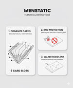 Load image into Gallery viewer, SILVER PUSH BUTTON METAL CARD HOLDER