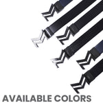 Load image into Gallery viewer, BLACK LOGO BUCKLE BLUE &amp; LIGHT BROWN BELT

