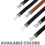Load image into Gallery viewer, SILVER LOGO BUCKLE DARK BROWN &amp; BLACK BELT
