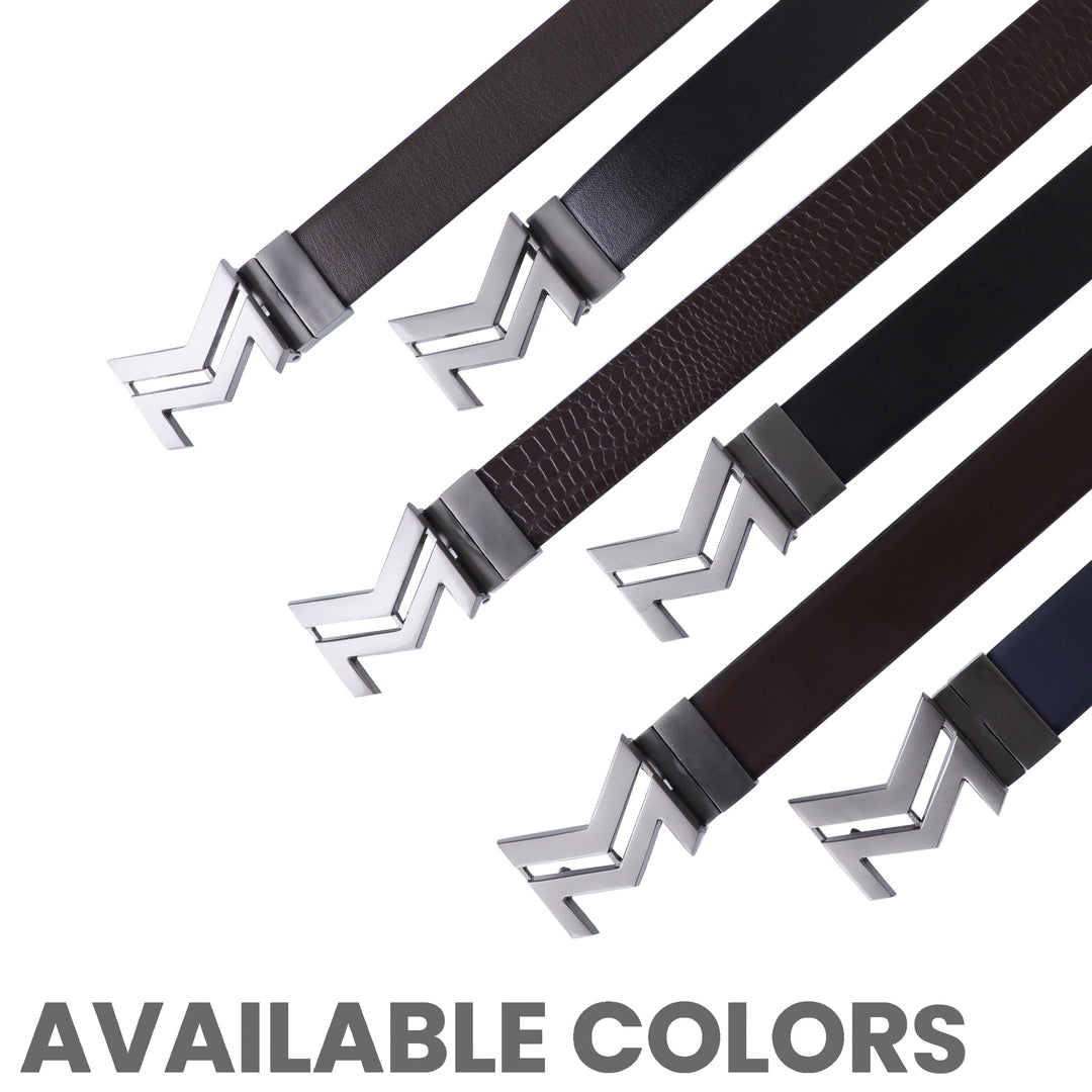 GREY LOGO BUCKLE BLUE & DARK BROWN BELT