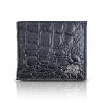 Load image into Gallery viewer, CROCO HORIZONTAL WALLET BLACK