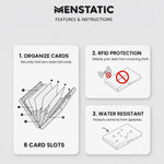 Load image into Gallery viewer, SILVER PUSH BUTTON METAL CARD HOLDER