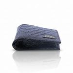 Load image into Gallery viewer, CROCO VERTICAL WALLET BLACK