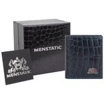 Load image into Gallery viewer, CROCO VERTICAL WALLET TEAL
