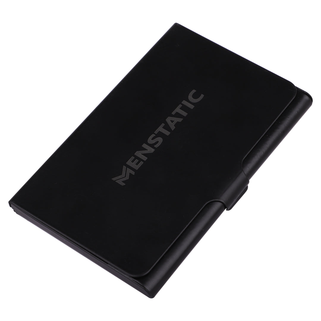 BLACK BASIC METAL CARD HOLDER