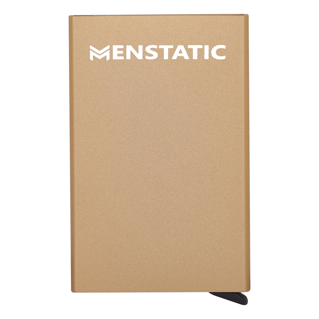 GOLDEN SLIDER METAL CARD HOLDER