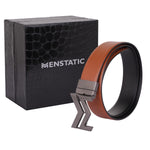 Load image into Gallery viewer, GREY LOGO BUCKLE LIGHT BROWN &amp; BLACK BELT
